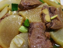 羊肉炒萝卜 教你做简单是白萝卜片炒羊肉